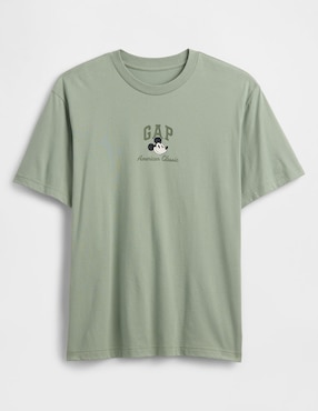 Playera Mickey Mouse cuello redondo para hombre