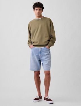 Short de mezclilla para hombre