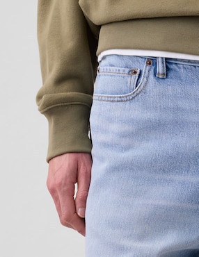Short de mezclilla para hombre