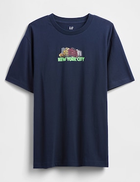 Playera cuello redondo para hombre