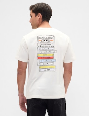 Playera cuello redondo para hombre