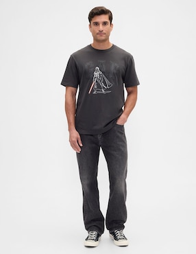 Playera Darth Vader cuello redondo para hombre