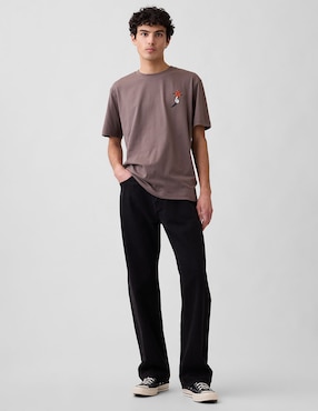 Playera cuello redondo para hombre