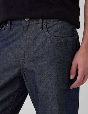 Jeans straight deslavado para hombre