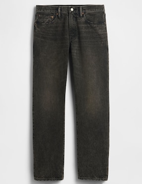 Jeans straight deslavado para hombre