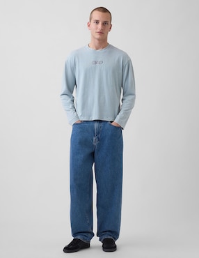 Playera cuello redondo para hombre