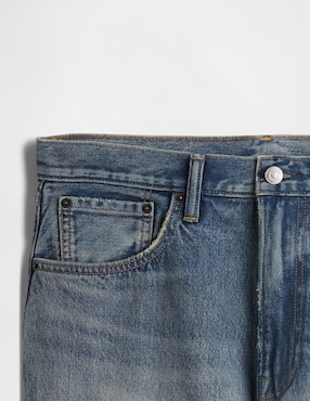 Jeans loose deslavado para hombre
