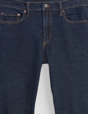 Jeans slim lavado obscuro para hombre