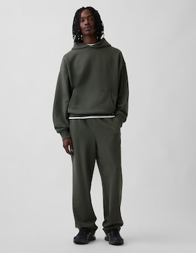 Pants straight con elástico para hombre