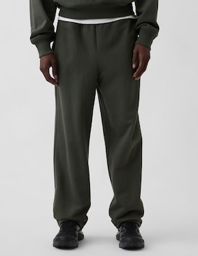 Pants straight con elástico para hombre