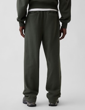 Pants straight con elástico para hombre