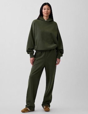 Pants straight con elástico para hombre