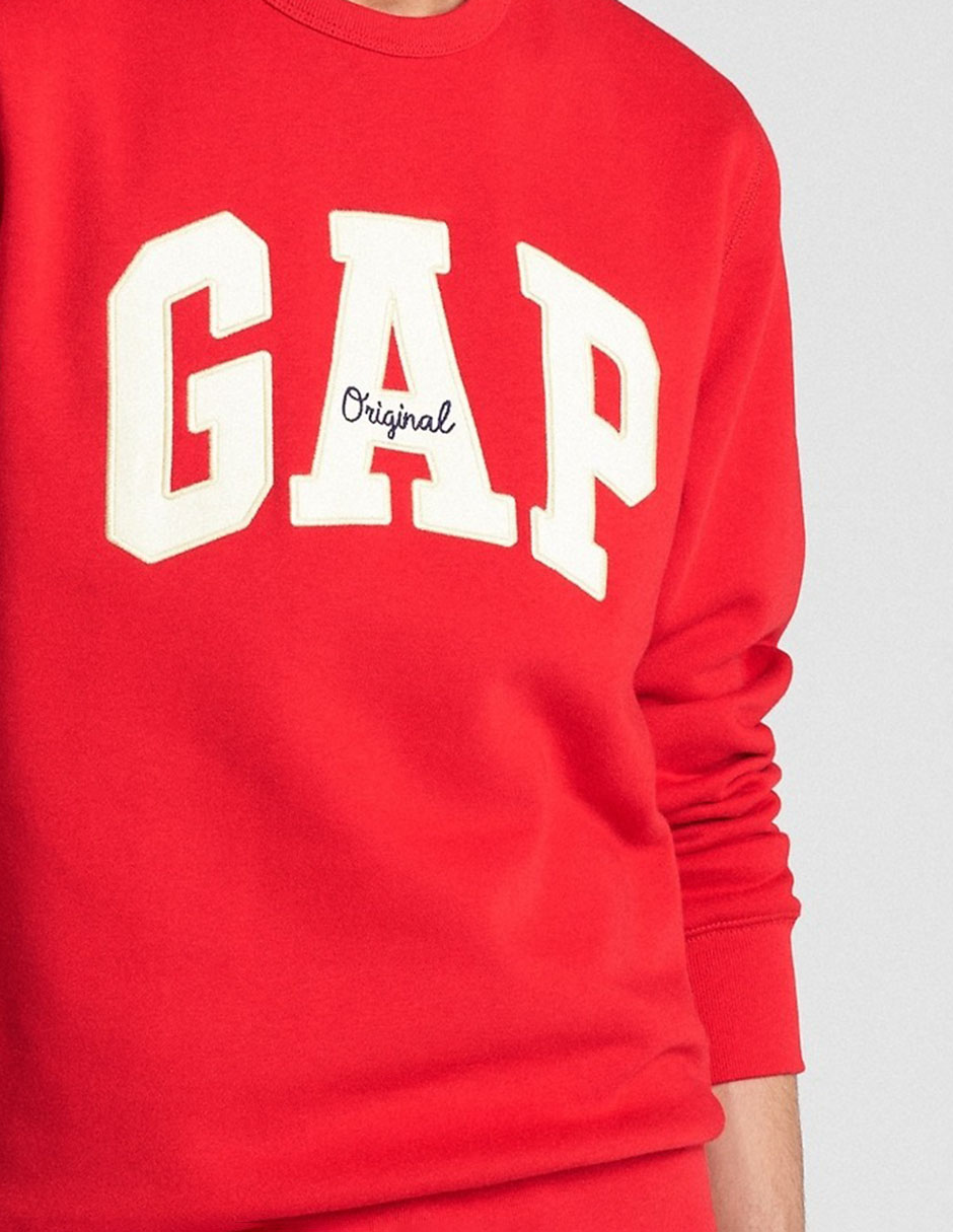 SUDADERA GAP 852079 ALGODÓN, G, ROJO