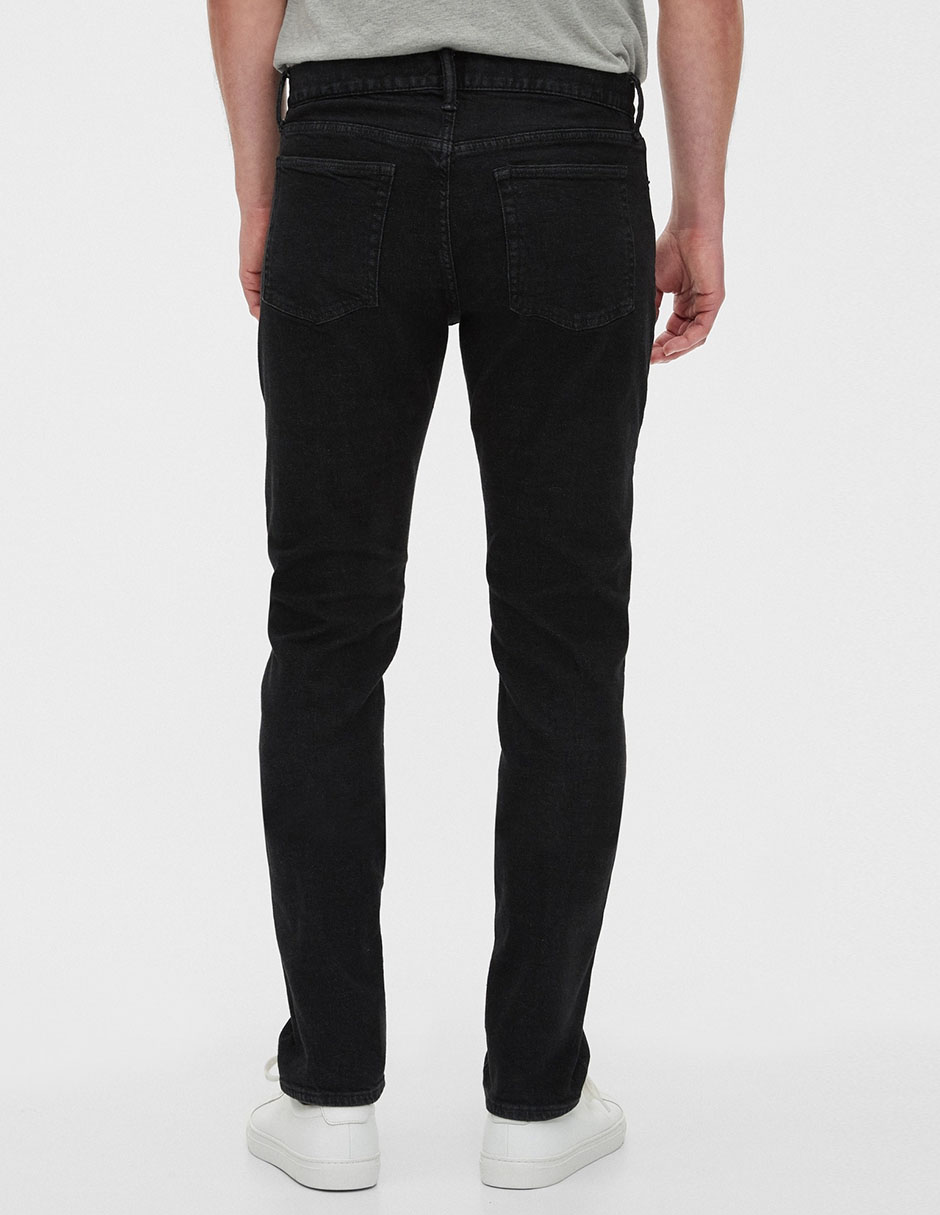 Jeans slim lavado rinse para hombre 4