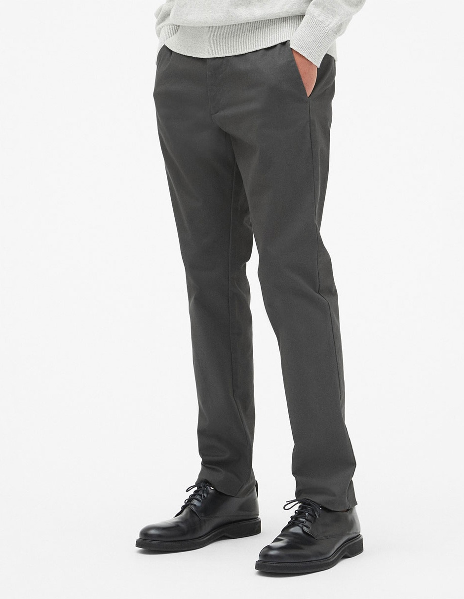 Pantalón chino slim de algodón para hombre Pantalón chino slim de algodón para hombre