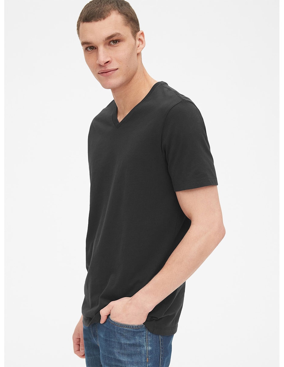 Playera cuello v para hombre