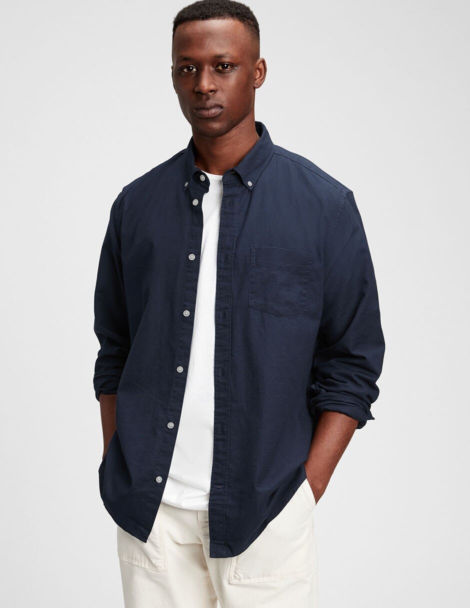 Camisa casual GAP manga larga para hombre en Liverpool