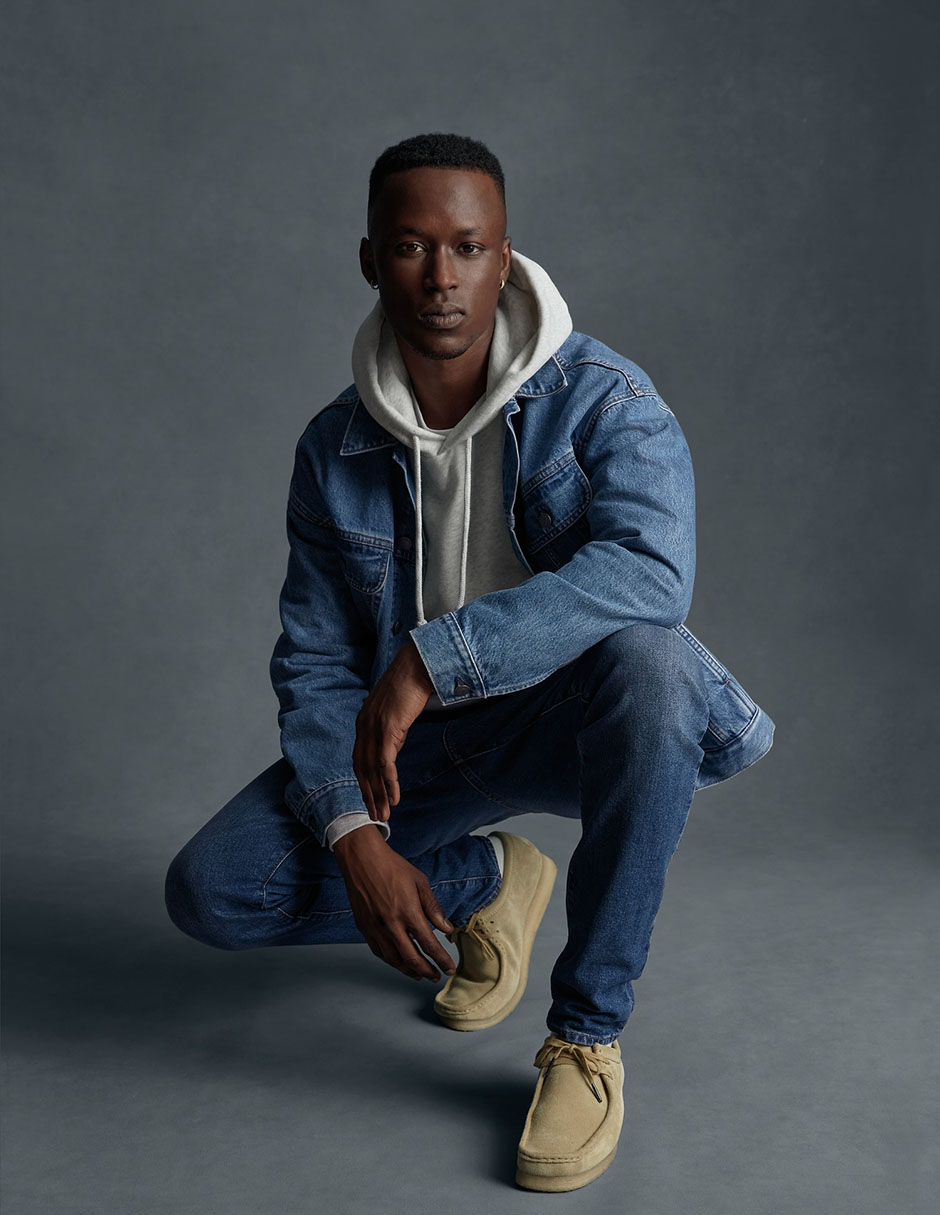 Jeans slim lavado claro para hombre 4