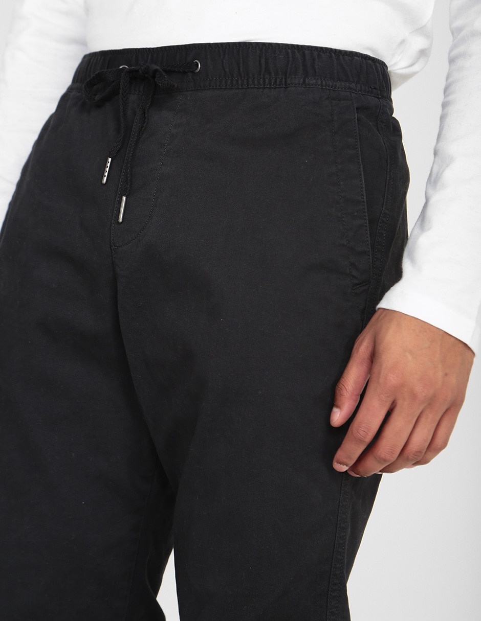 Pantalón jogger recto de algodón para hombre 4