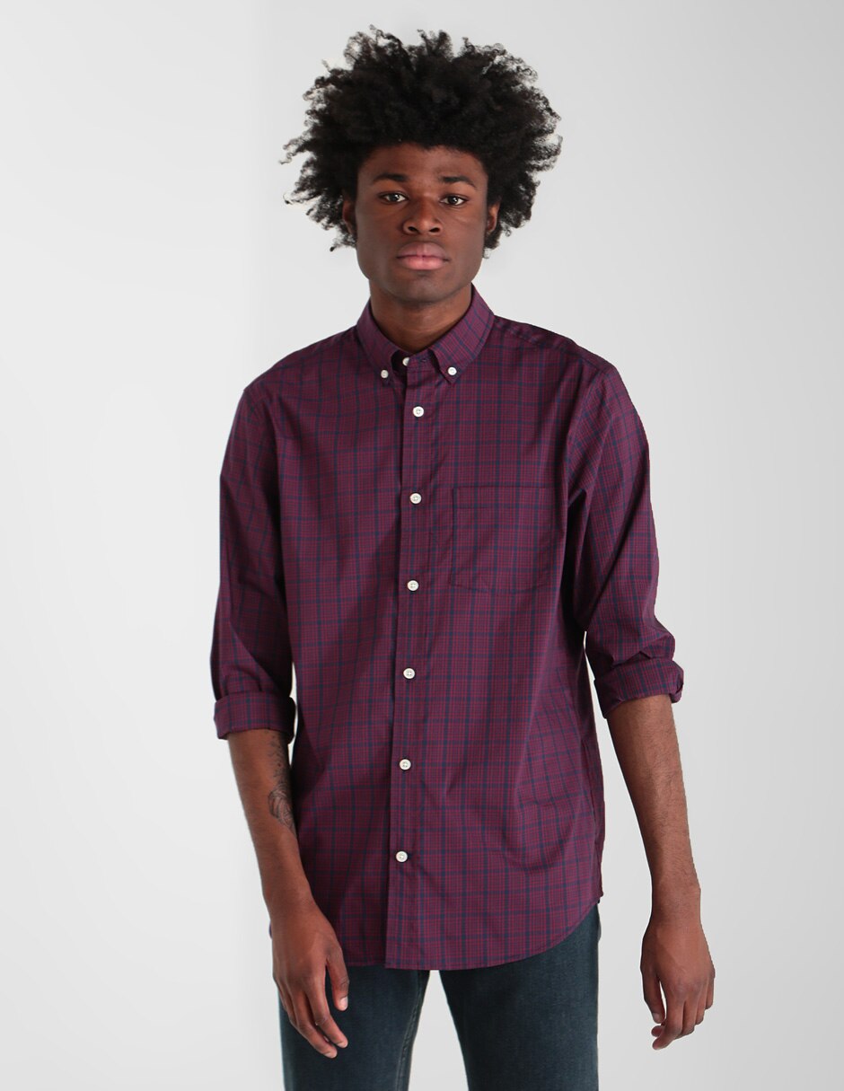 Camisa casual GAP manga larga para hombre en GAP