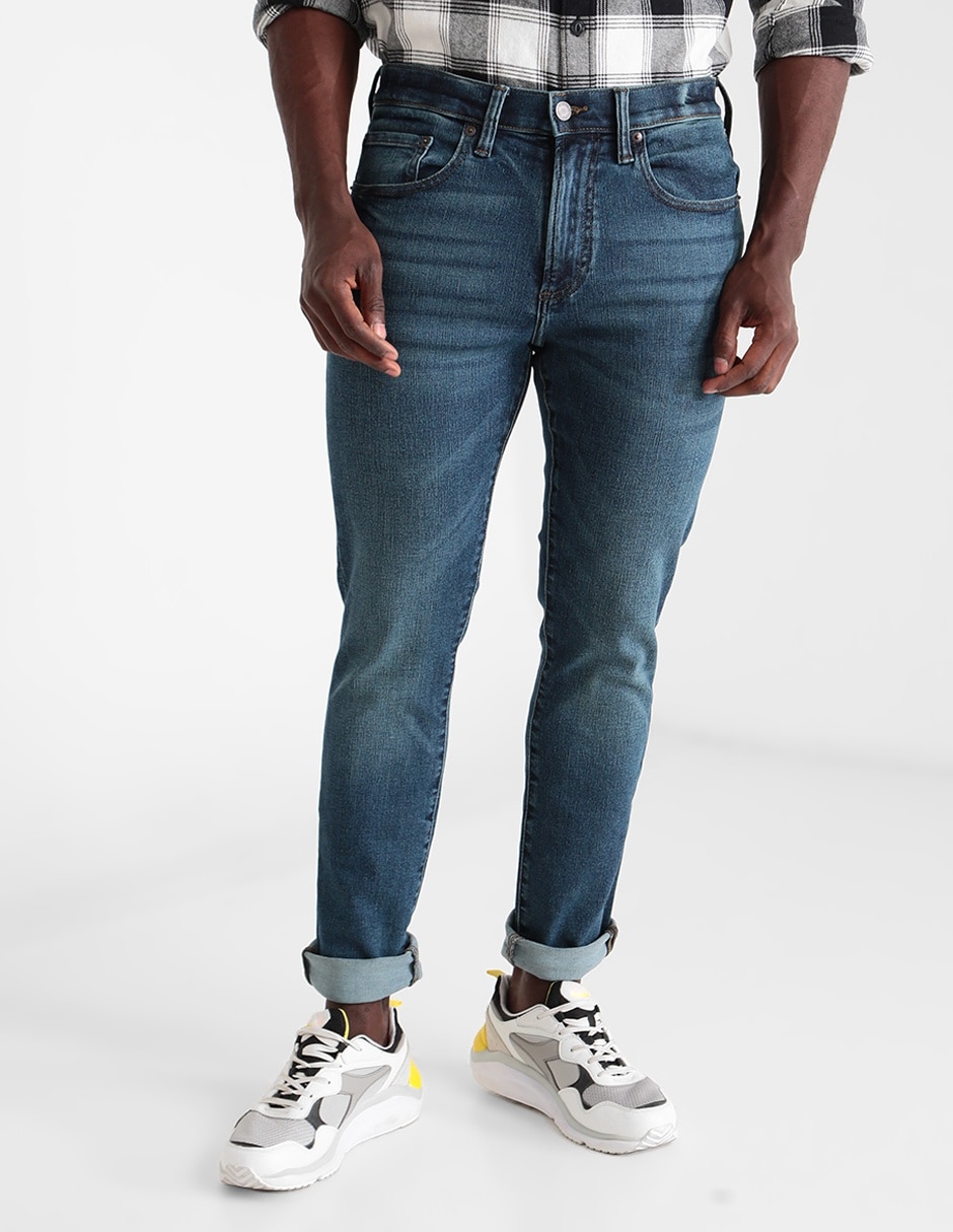 Jeans skinny GAP lavado obscuro para hombre en Liverpool