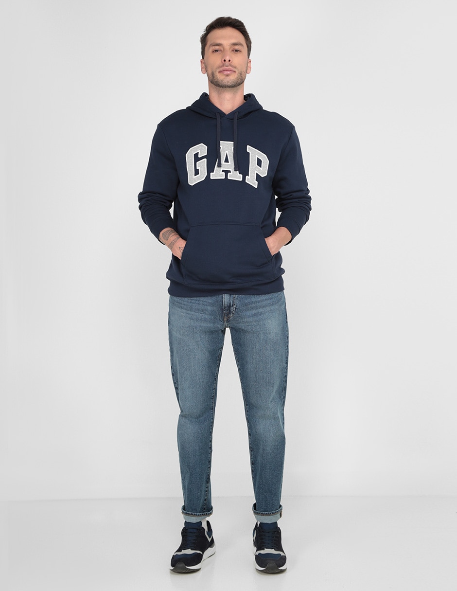 Jeans straight deslavado para hombre 3