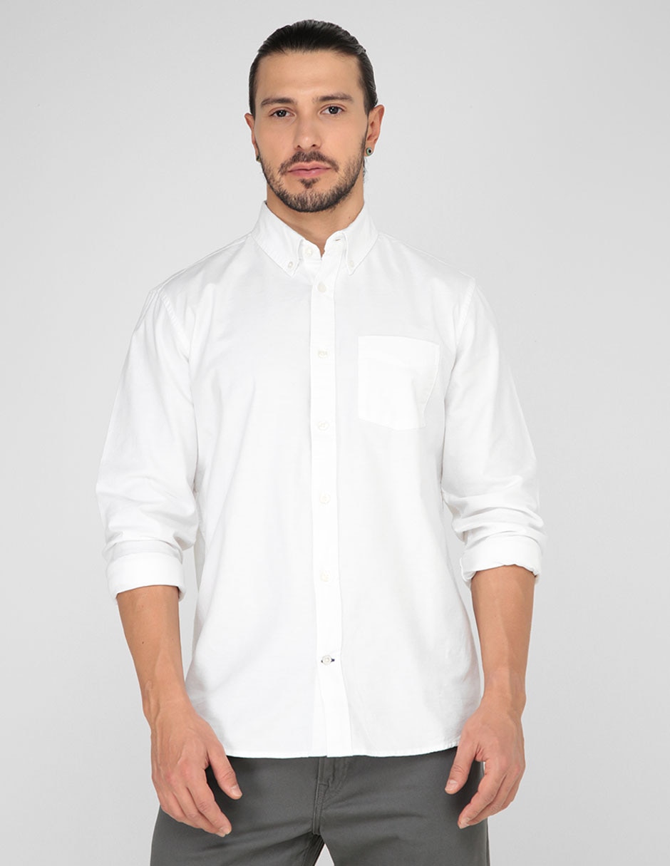 Camisa casual JBE de algodón manga corta para hombre
