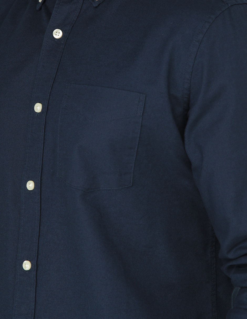 Camisa casual de algodón manga larga para hombre 2