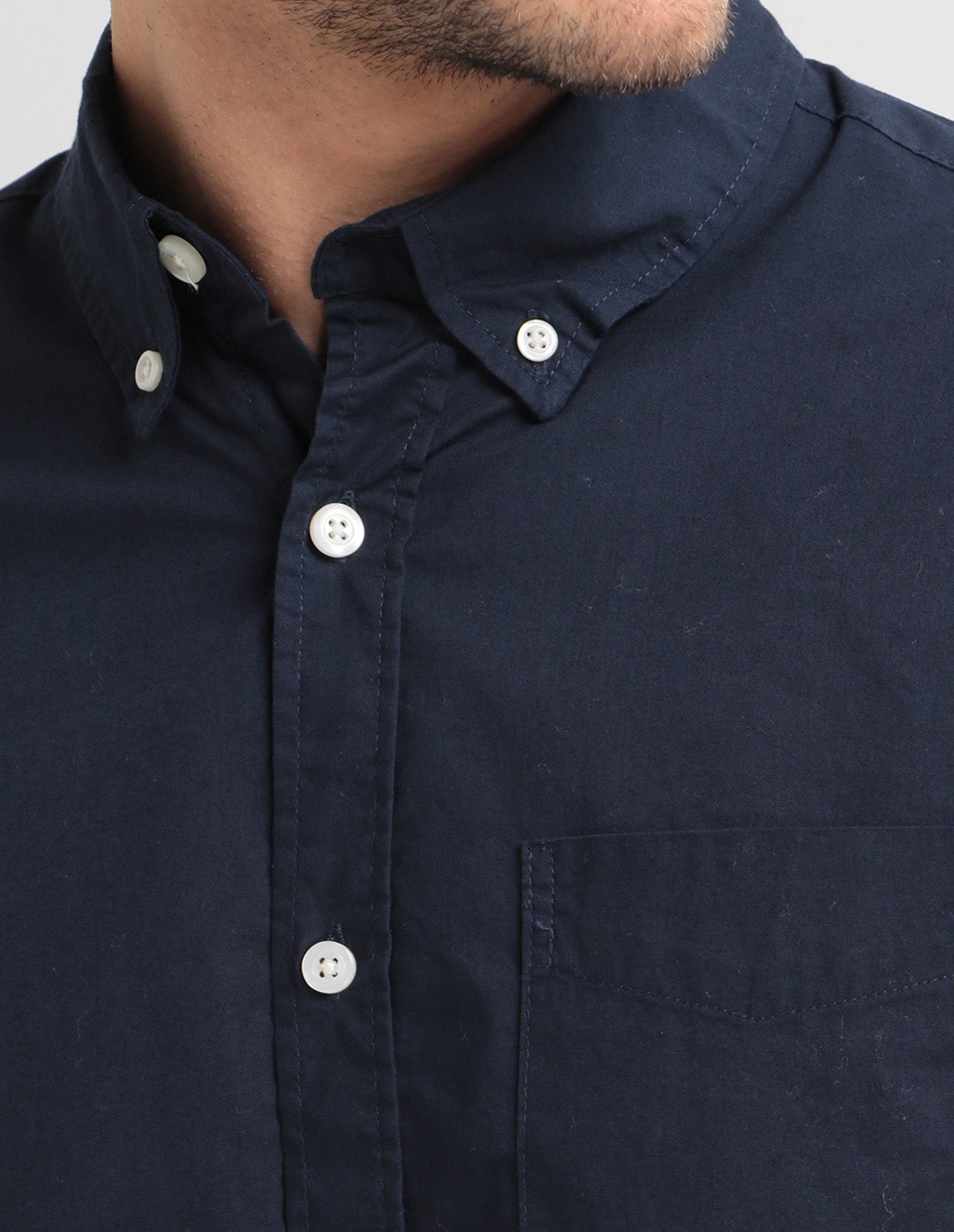 CAMISA GAP 422485D A, XCH, AZUL MARINO