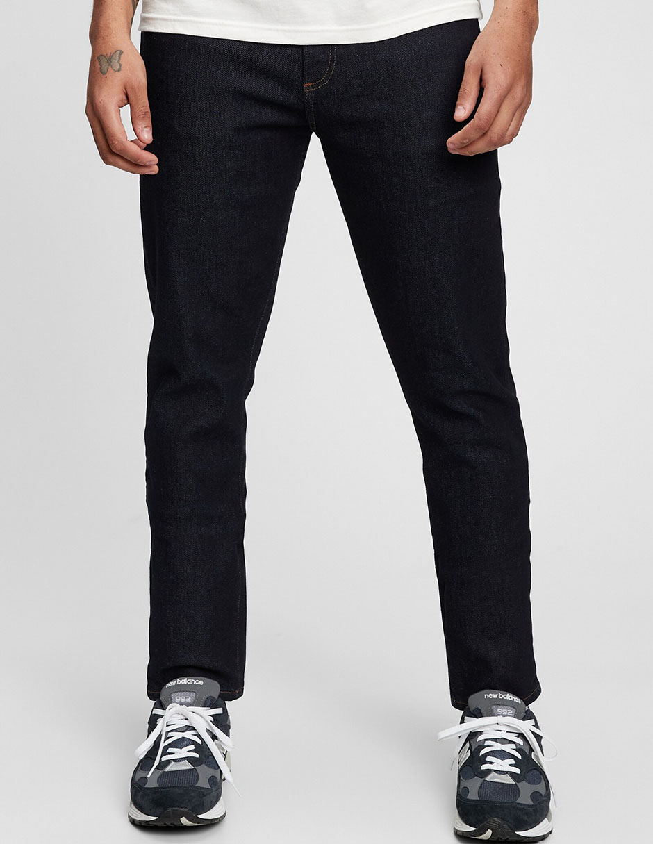 Jeans slim lavado obscuro para hombre 2