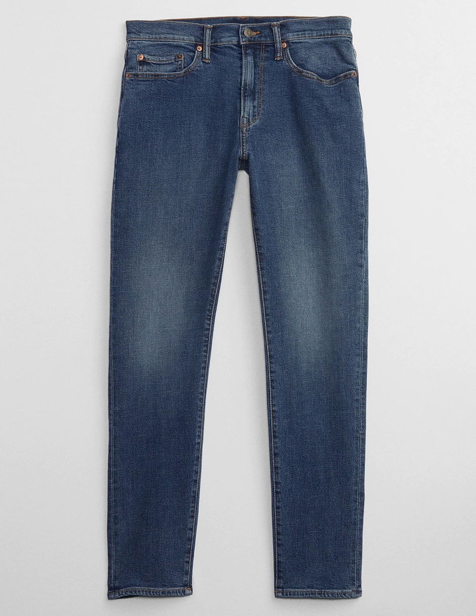 Jeans slim lavado stone wash para hombre