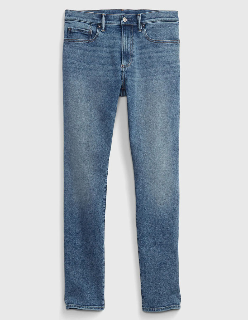 Jeans skinny lavado sand blast para hombre 7