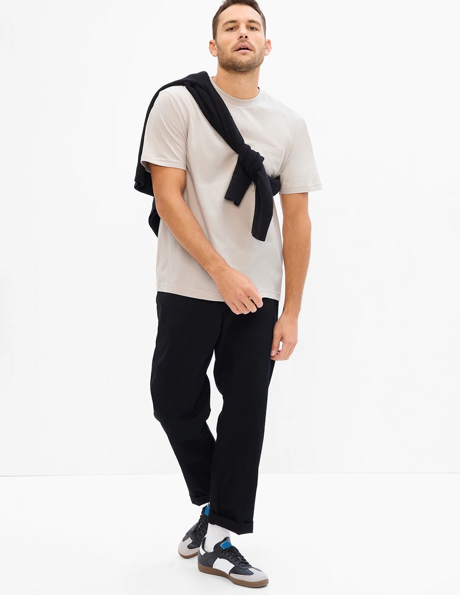 Playera cuello redondo para hombre