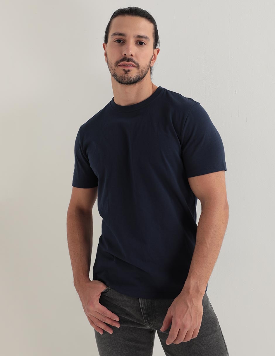 Playera cuello redondo para hombre