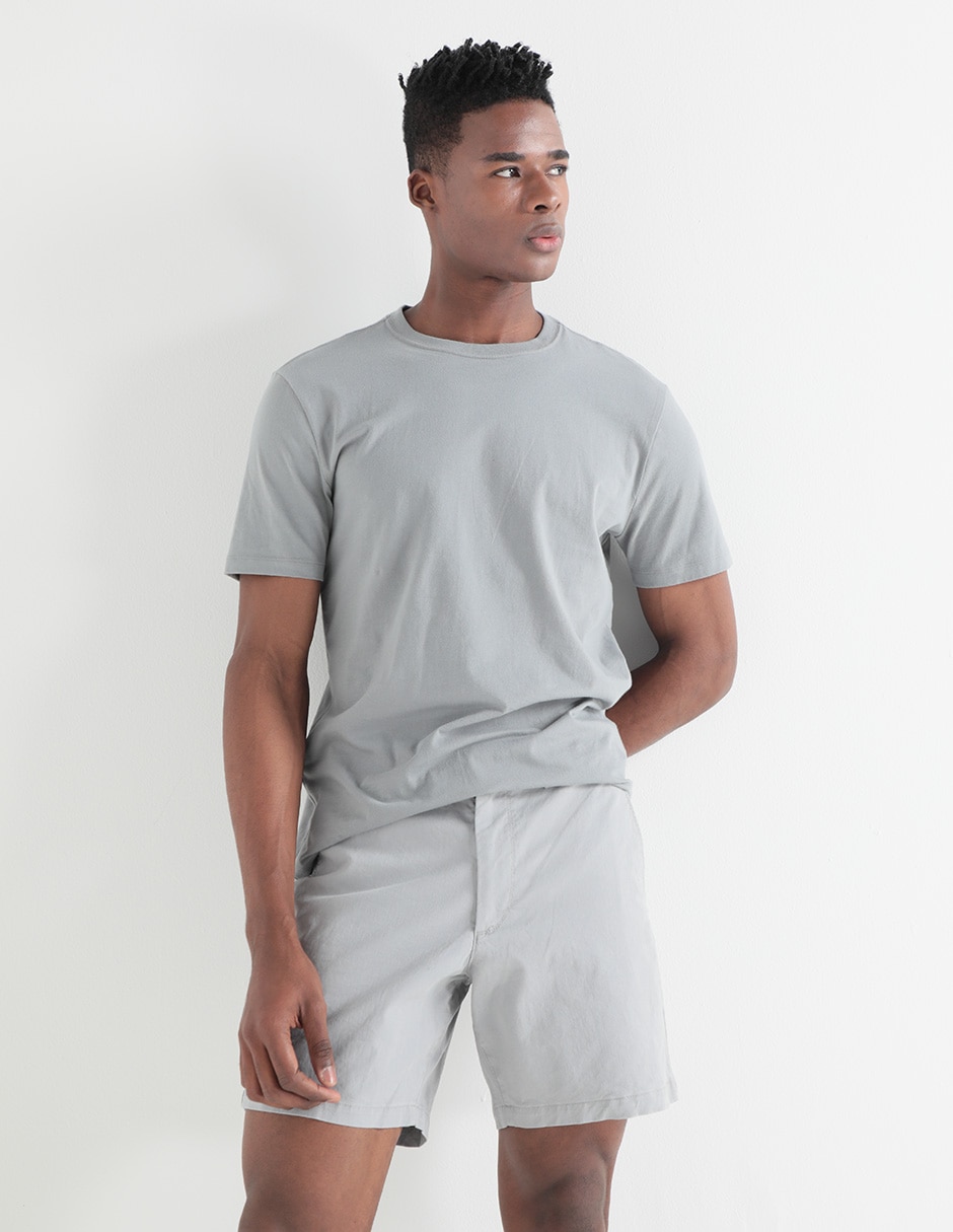 Playera cuello redondo para hombre