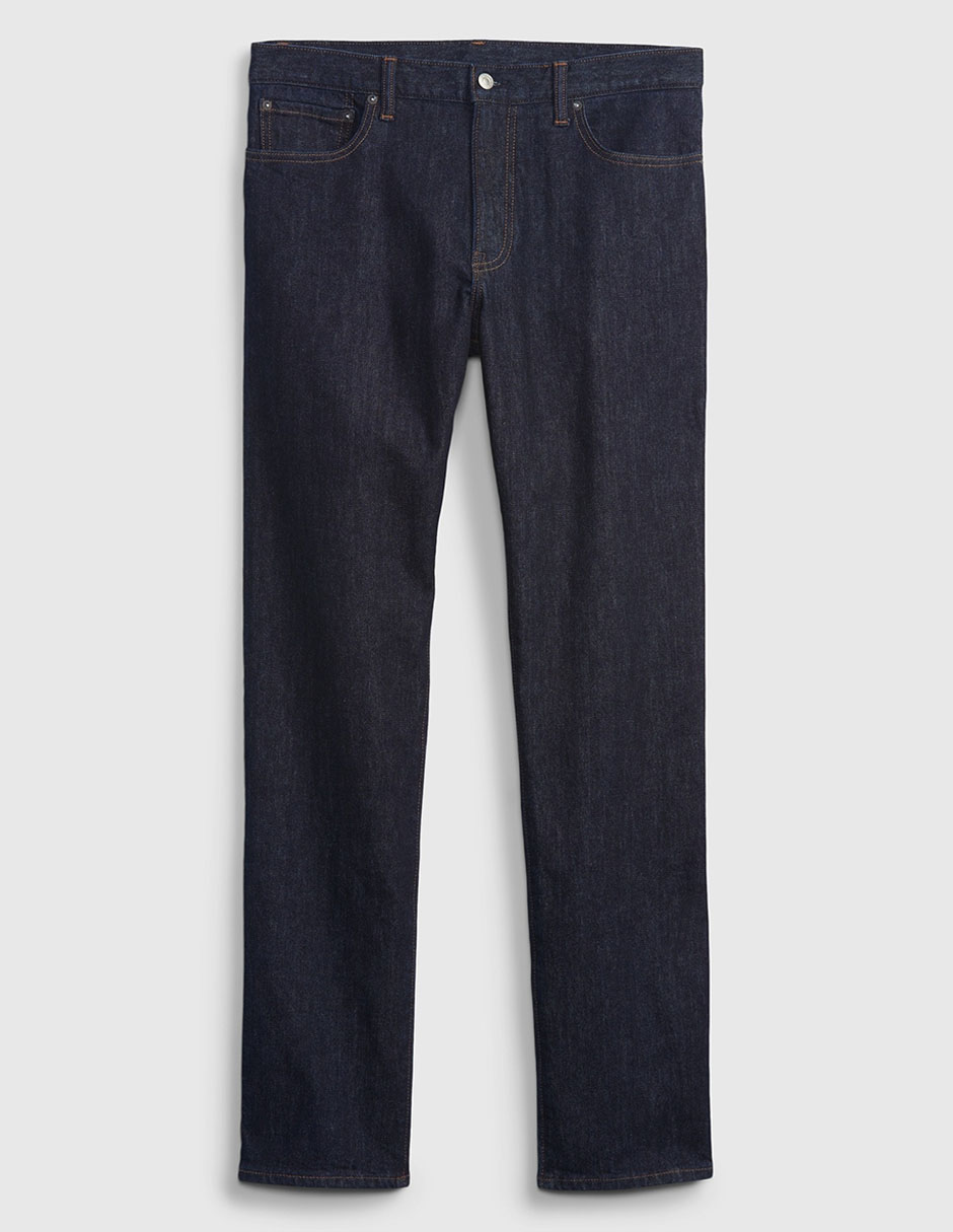 Jeans slim lavado obscuro para hombre 4