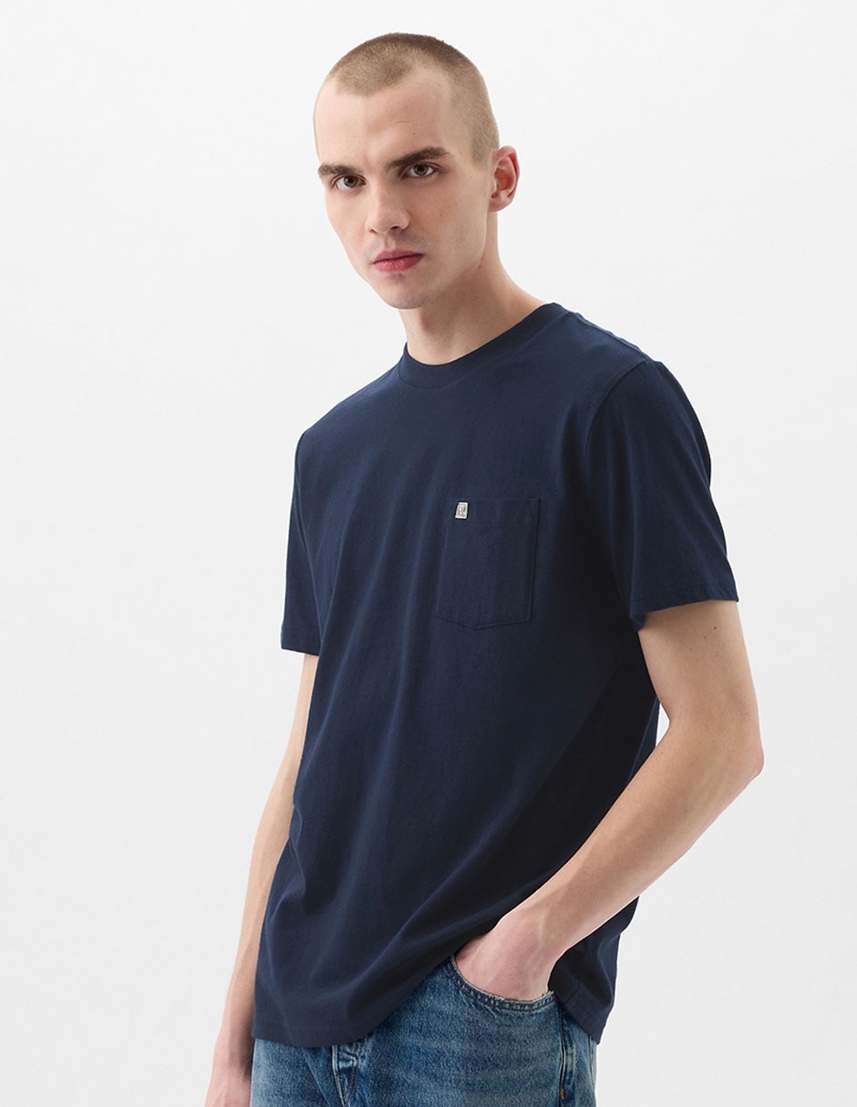 Playera cuello redondo para hombre