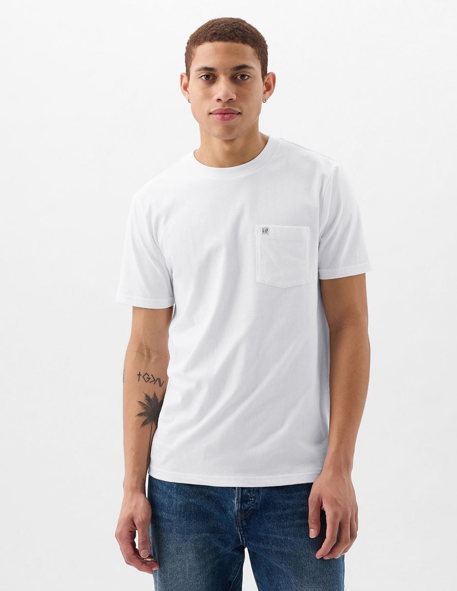 Playera cuello redondo para hombre