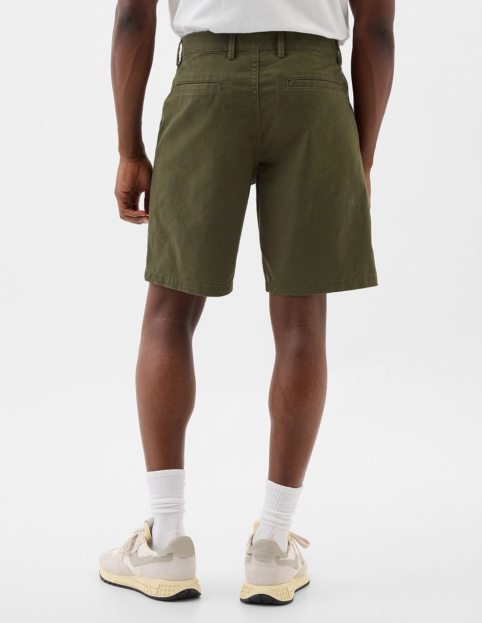 SHORT GAP 866125 LISO, 38, VERDE OLIVO