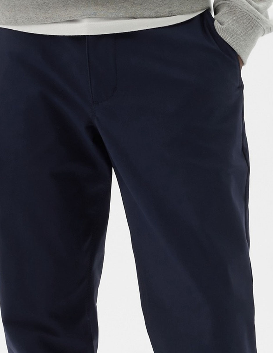 Pantalón chino slim de gabardina para hombre 3