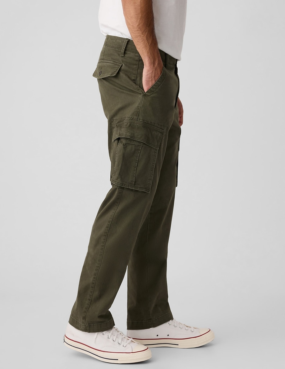 PANTALON GAP 56637, 34-30, VERDE OLIVO