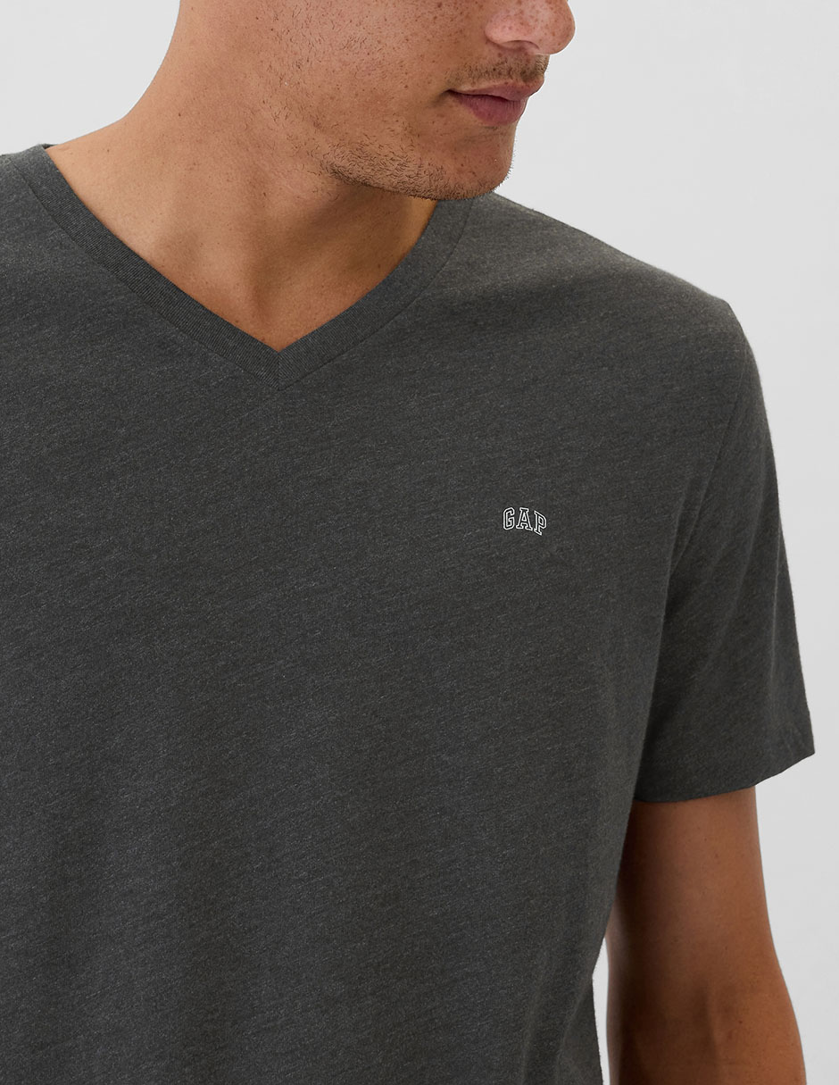 Playera cuello V para hombre 4