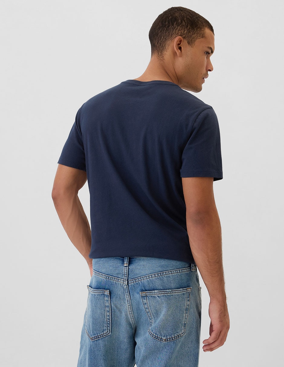 PLAYERA GAP 502020 LOGO C/V, CH, AZUL M