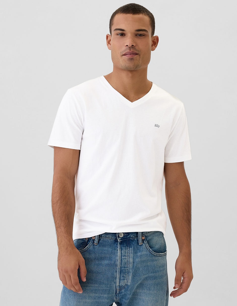 Playera cuello V para hombre Playera cuello V para hombre