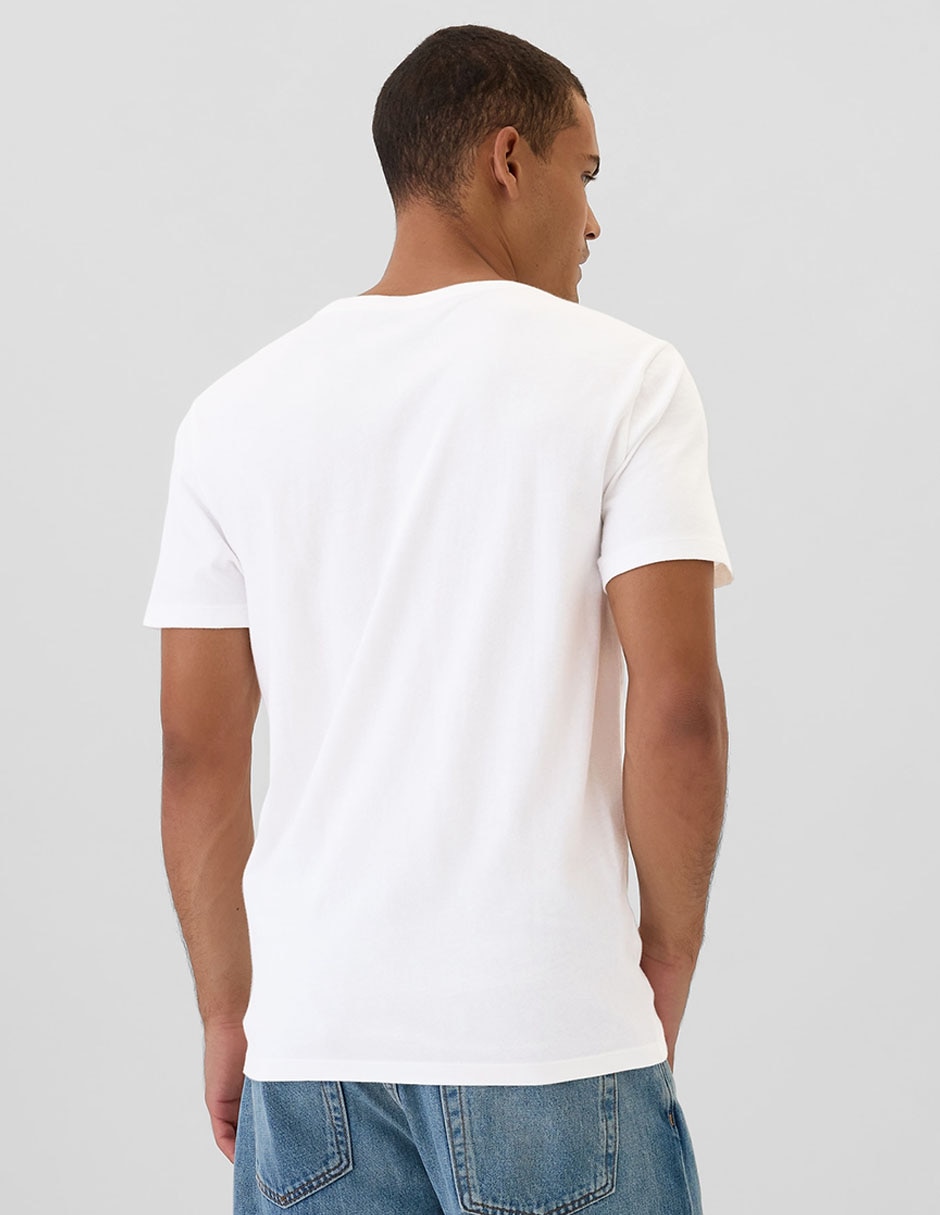 Playera cuello V para hombre 2