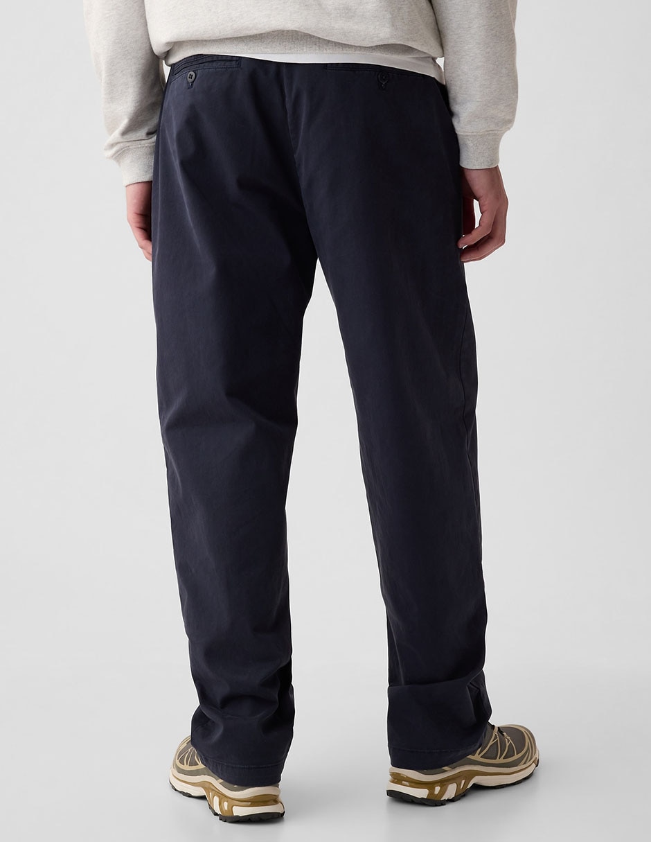 Pantalón relaxed recto de algodón para hombre 3