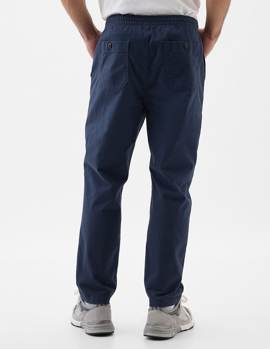 Jogger straight con bolsillos para hombre