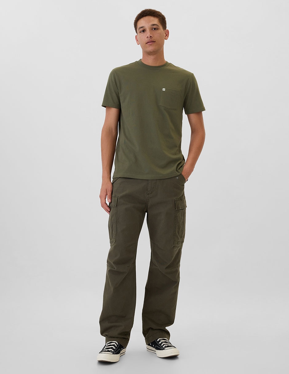 PLAYERA GAP 857901 LISO RED, XCH, VERDE