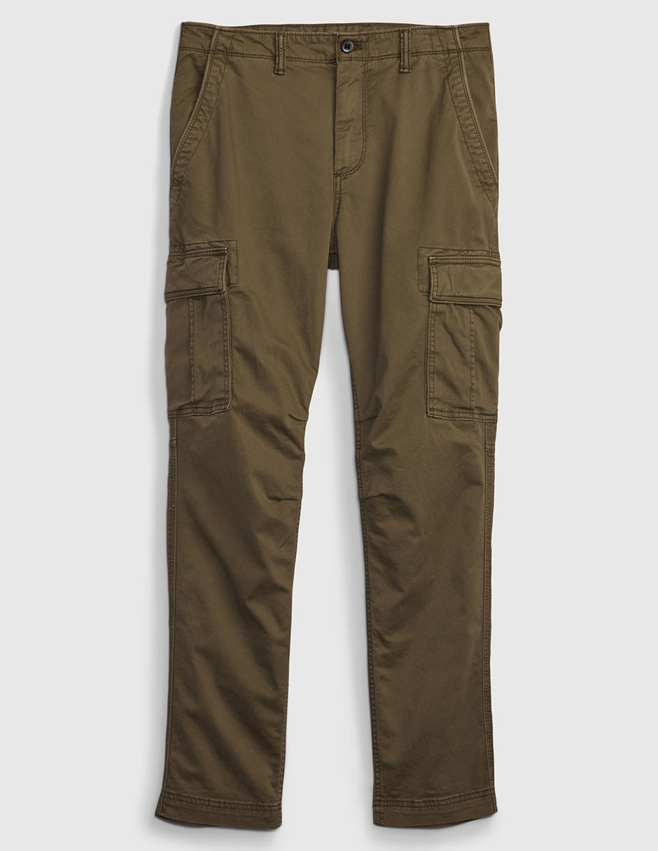 Pantalón cargo slim de algodón para hombre 4
