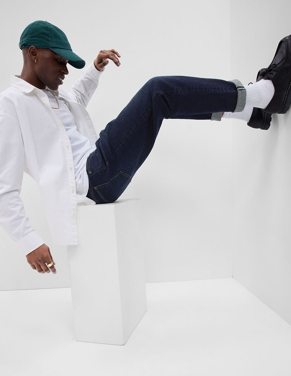 Jeans straight para hombre 5